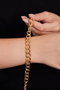 Heliophilia Silver Pulsera de Metal Dorada CBL9939A